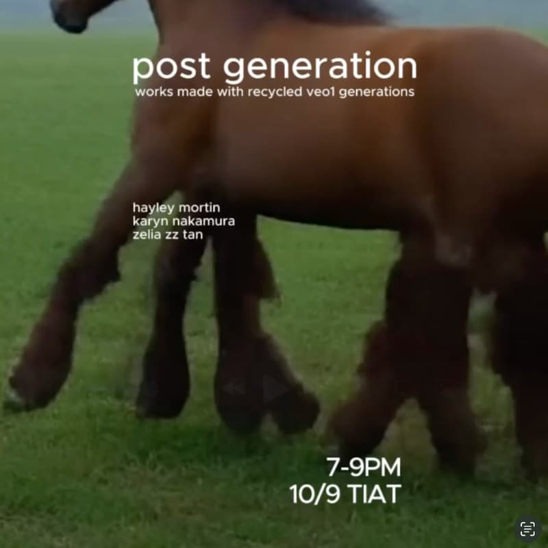 Cover Image for Post Generation | opening reception at TIAT