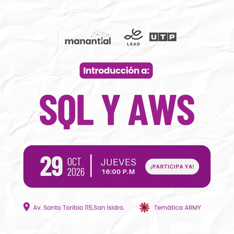 Cover Image for Del dato a la nube: Introducción a SQL y AWS