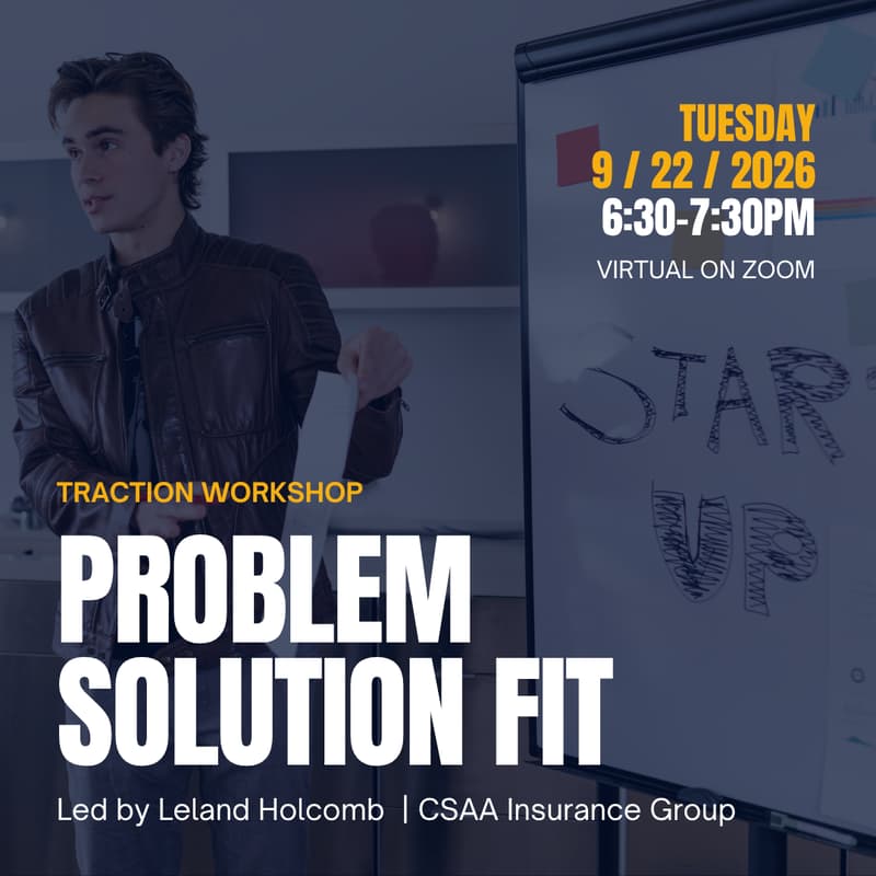 Cover Image for CCEI Traction Workshop: Problem Solution Fit