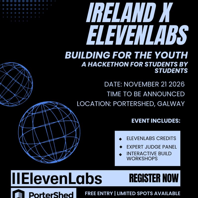 Cover Image for InnovationIreland x ElevenLabs Hackethon
