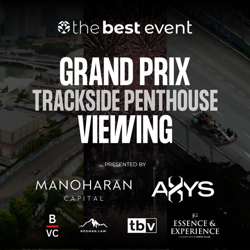 Cover Image for The Best Event: Grand Prix Trackside Penthouse Viewing