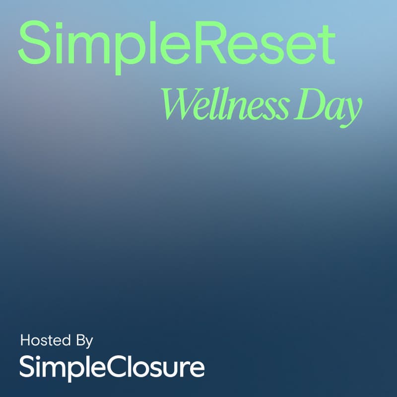 Cover Image for SimpleReset Wellness Pop-up by SimpleClosure