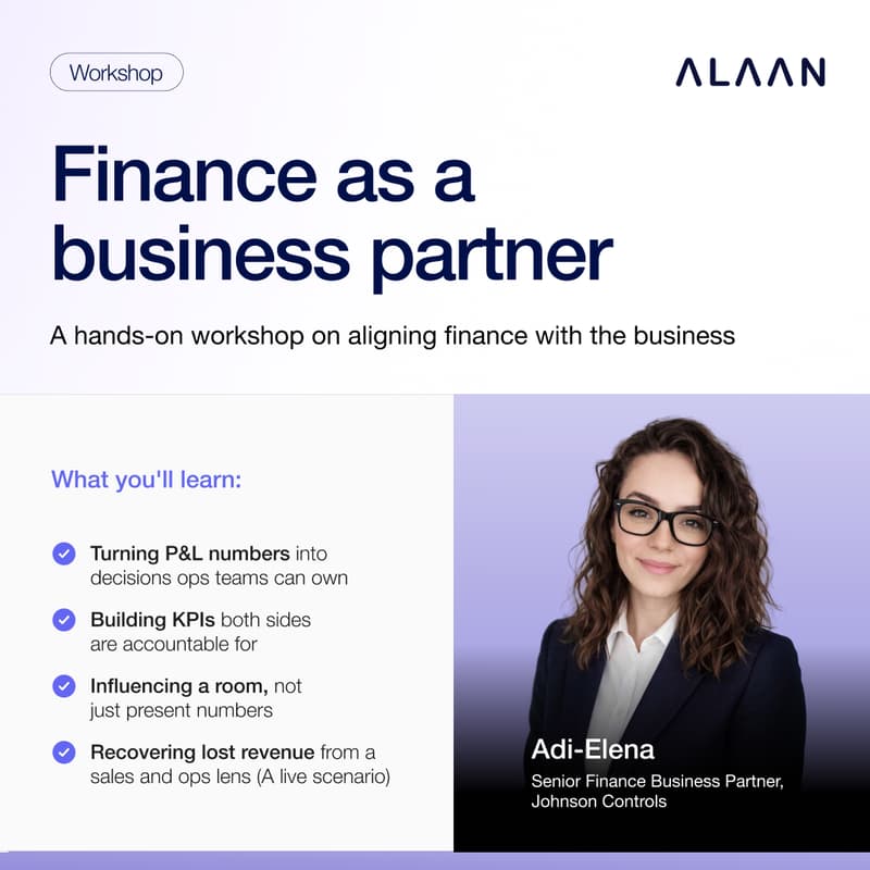 Cover Image for (In-person)Finance as a business partner