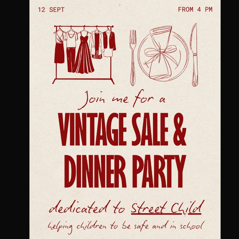 Cover Image for Fundraise for Kids Education π«Ά Join Our Second-hand Market & Dinner Party ππ₯