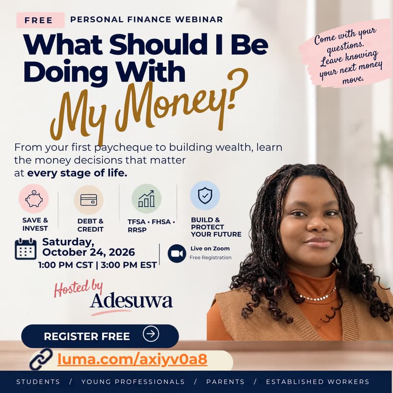 Cover Image for What Should I Be Doing With My Money? | Free Personal Finance Webinar