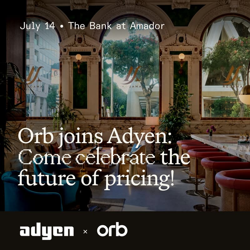Cover Image for Orb joins Adyen — Come celebrate the future of pricing!