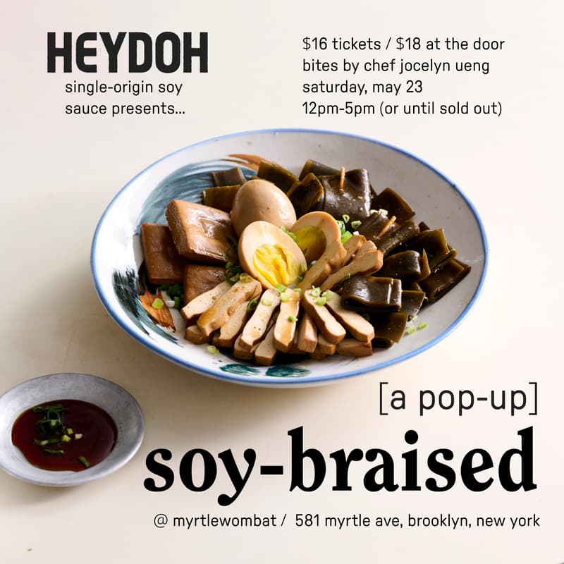 Cover Image for SOY-BRAISED (a pop-up)