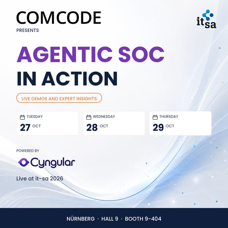 Cover Image for Agentic SOC in Action - Cyngular Live-Demo @ it-sa