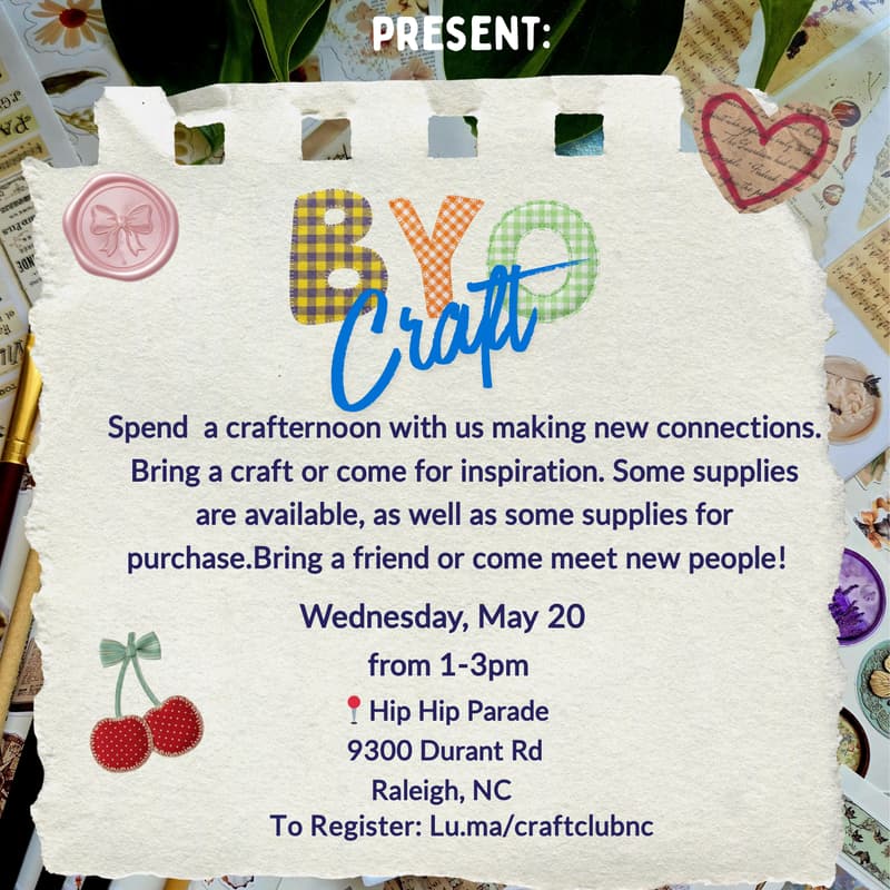 Cover Image for Free: Bring Your Own Craft