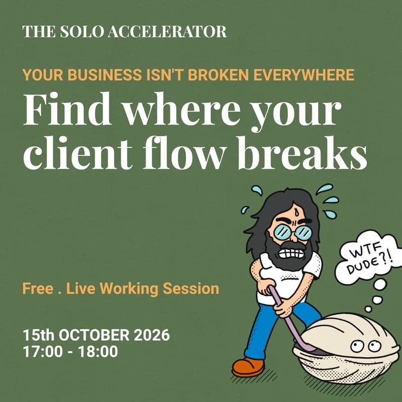 Cover Image for Your business isn't broken everywhere: Find where your client flow breaks