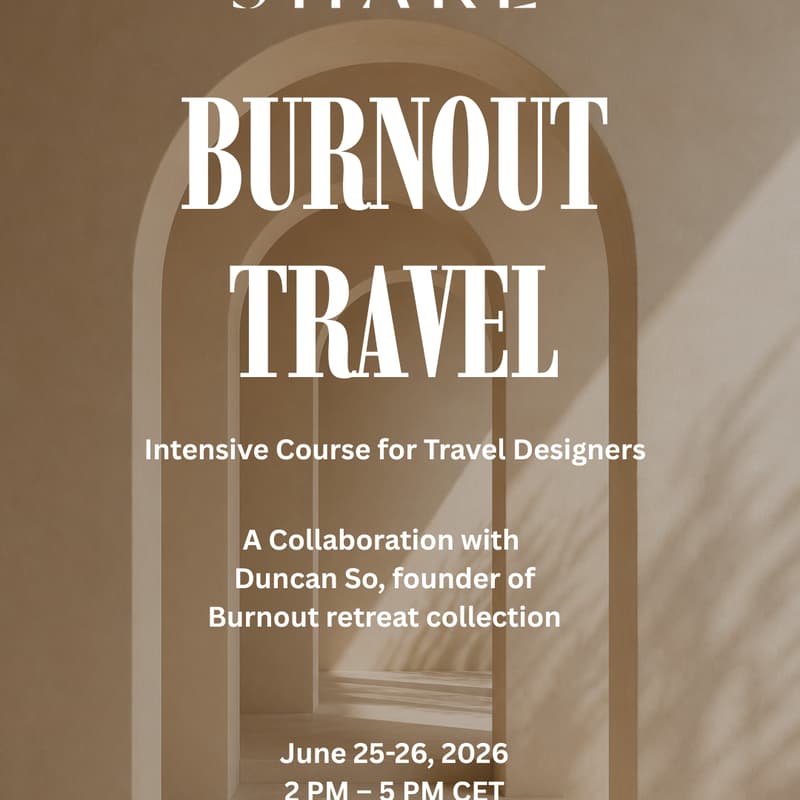 Cover Image for Burnout as Travel: A New Category for Travel Designers