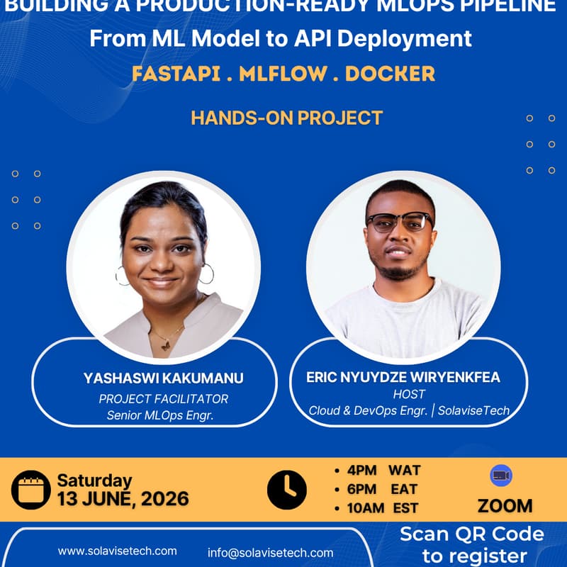 Cover Image for Building a Production-Ready MLOps Pipeline: From ML Model to API Deployment