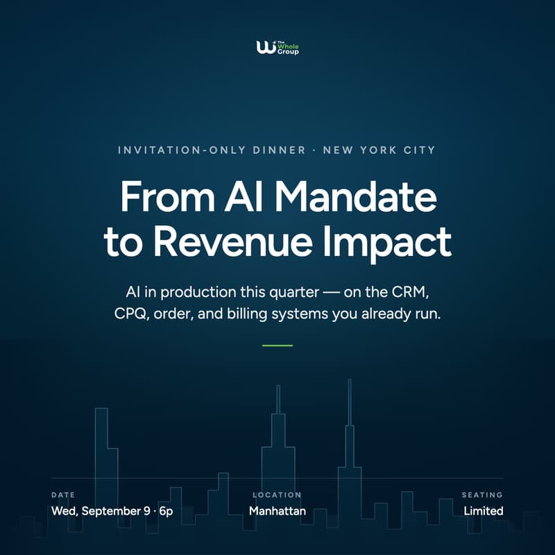 Cover Image for AI-native Revenue Models : Executive Dinner