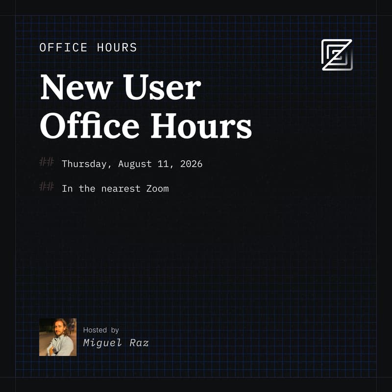Cover Image for Zed New User Office Hours