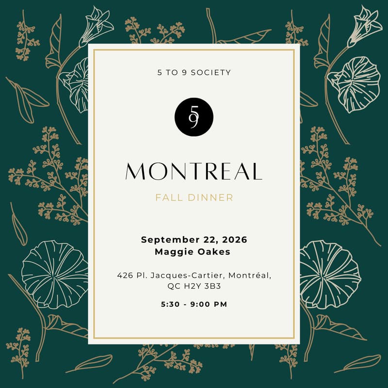 Cover Image for The Hiring Trust Problem | 5 to 9 Society Dinner - Montreal