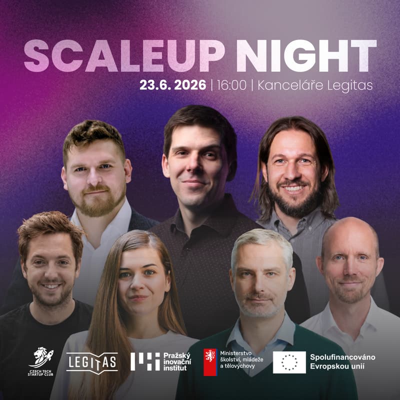 Cover Image for Scaleup Night #6: 1) Exit Usetiful 2) Stovky M 40% vstup Seyforu do Raynet 3) 9 kruhů AI pekla 4) Svobodné firmy 5) VC blok - 4 nové VCčka