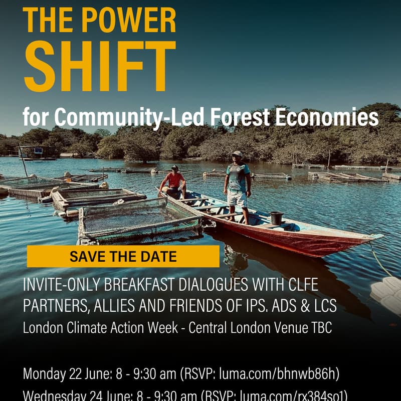 Cover Image for Community-Led Forest Economies Breakfast Gathering (Wednesday)