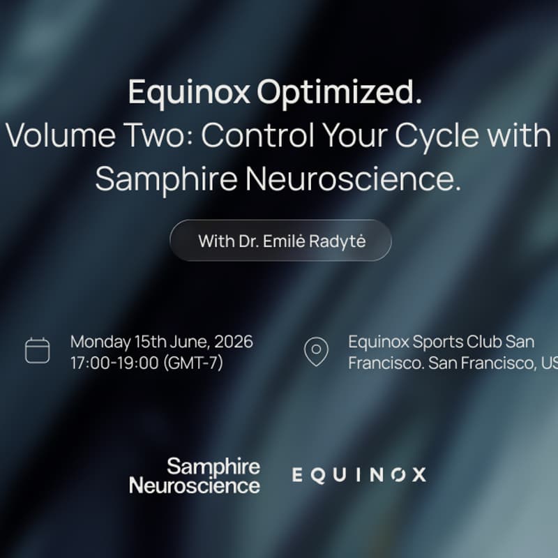 Cover Image for [deprecated] Equinox Optimized. Volume Two: Control Your Cycle with Samphire Neuroscience