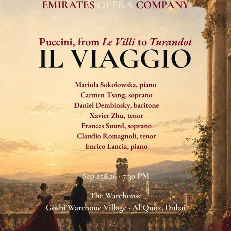 Cover Image for Opera Concert: An evening of Puccini Aria and Ensemble