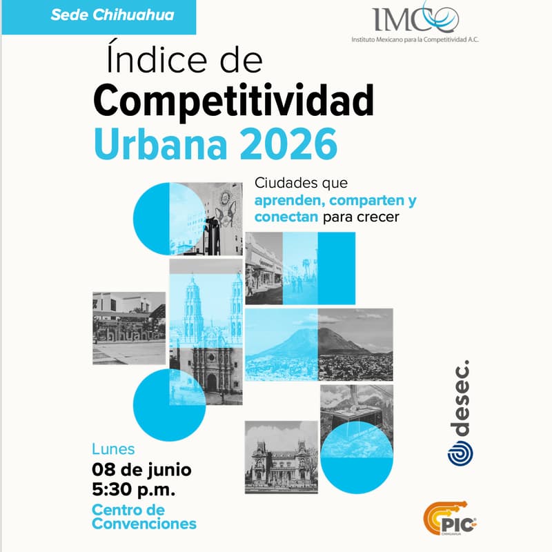 Cover Image for Índice de Competitividad Urbana 2025 - Sede Chihuahua