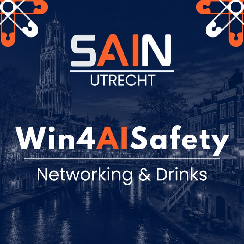 Cover Image for Win4AISafety - Open Research Summer Challenge - Networking & Drinks