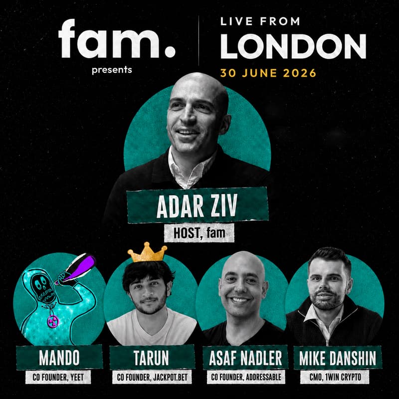 Cover Image for Live from London - a special fam. event