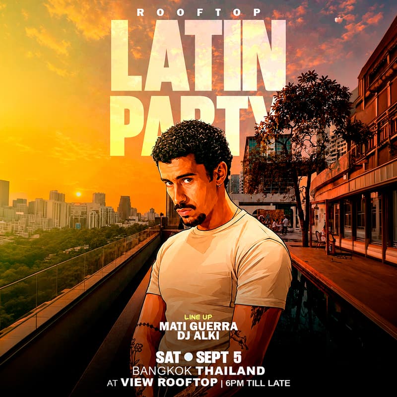 Cover Image for LATIN PARTY • SAT SEP 5 • VIEW ROOFTOP • BANGKOK