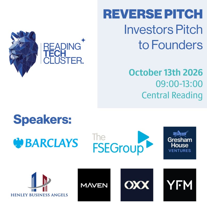 Cover Image for Reverse Pitch Event: Investors Pitch to Tech Founders