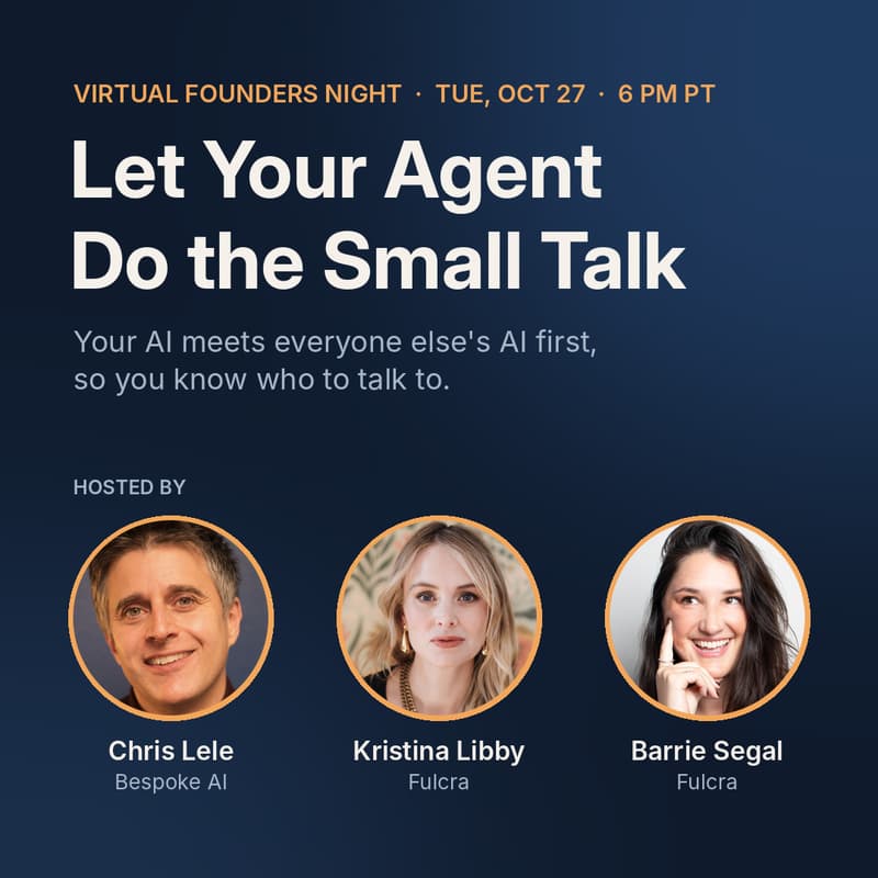 Cover Image for Virtual Meet-Up: Let Your Agents Do the Small Talk