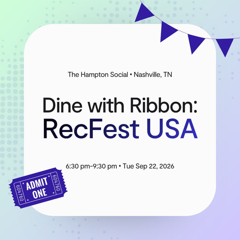 Cover Image for Dine with Ribbon: RecFest USA