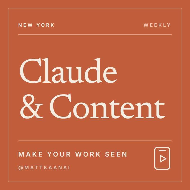 Cover Image for Claude & Content
