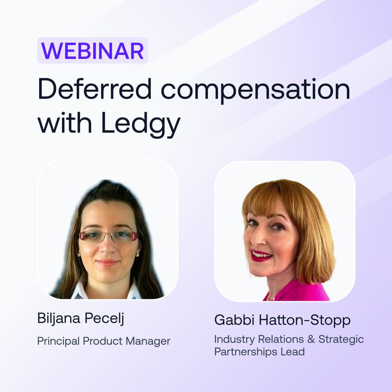 Cover Image for Webinar: Deferred Compensation with Ledgy
