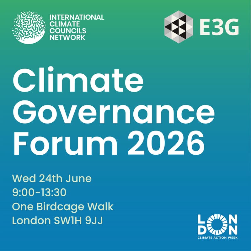 Cover Image for Climate Governance Forum 2026