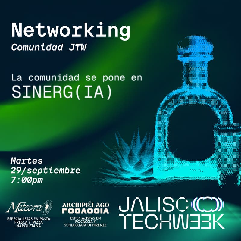 Cover Image for Networking Jalisco Tech Week: Pizza, Focaccia & Conexiones