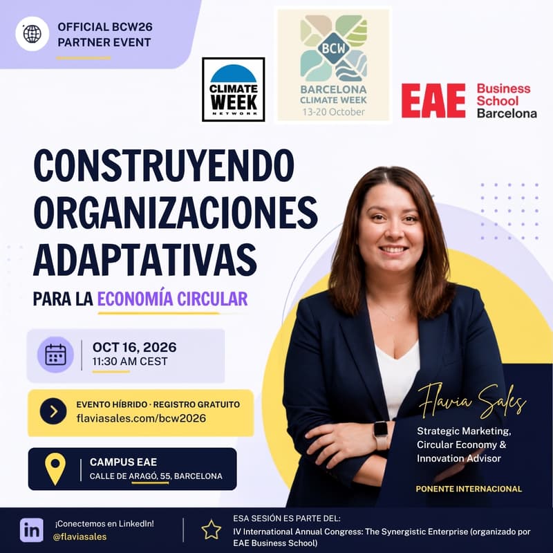 Foto de portada de Construyendo Organizaciones Adaptativas para la Economía Circular (Híbrido)