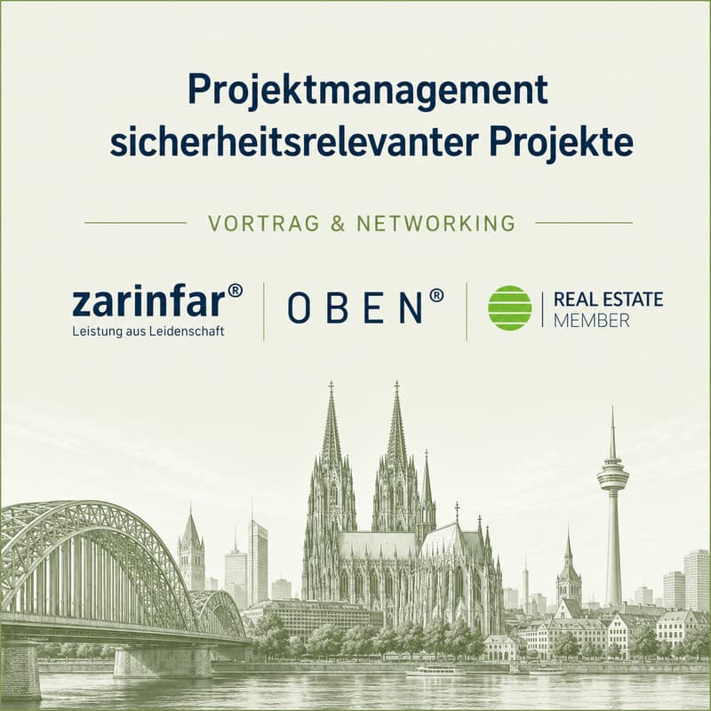 Cover Image for Projektmanagement sicherheitsrelevanter Projekte + Netzwerkabend auf der Dachterrasse