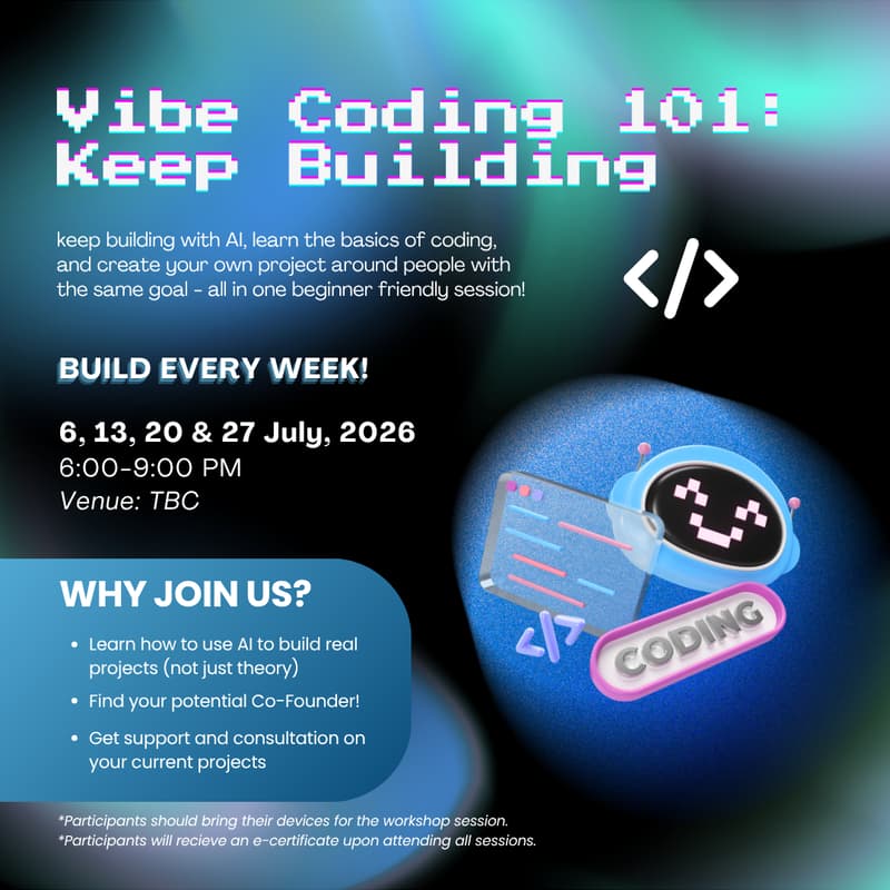 Vibe Coding 101: Keep Building! · Luma