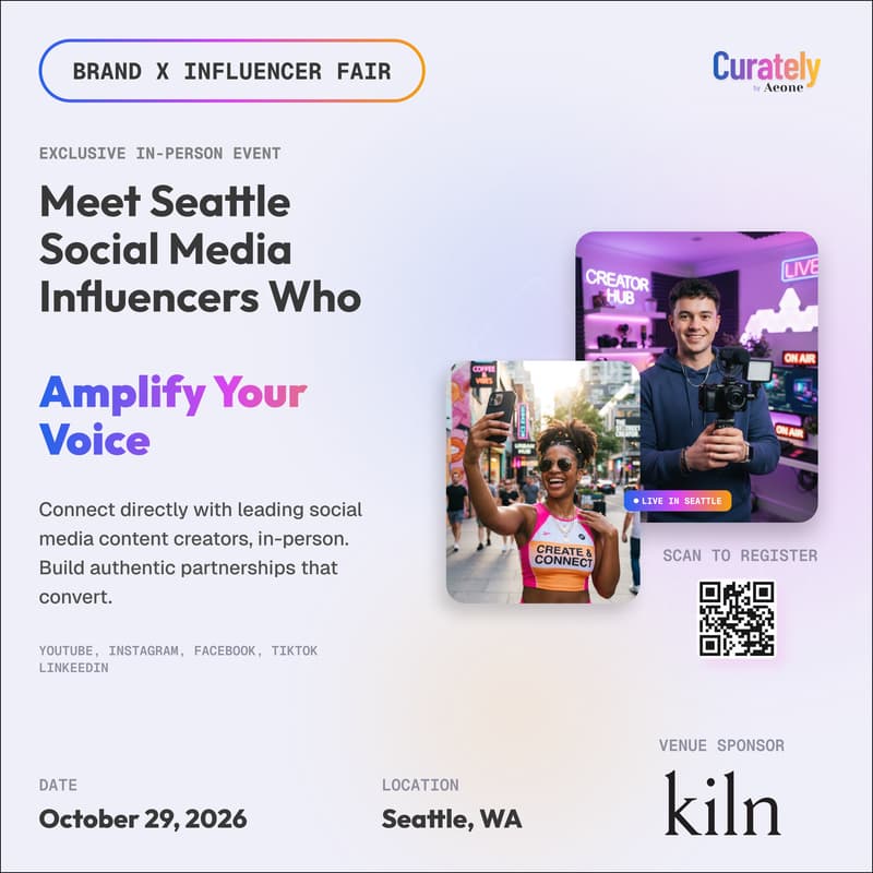 Cover Image for BrandsXInfluencer Fair : meet or hire social media influencers to promote your brand