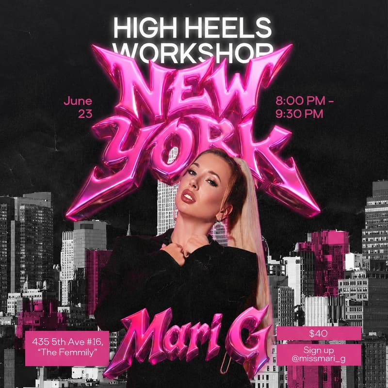 Cover Image for High Heels Workshop by Mari G, New York