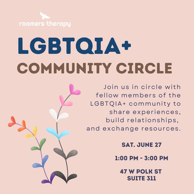 Cover Image for LGBTQIA+ Community Circle