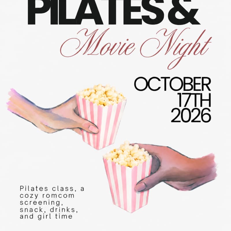 Cover Image for Pilates & Movie Night: October Edition