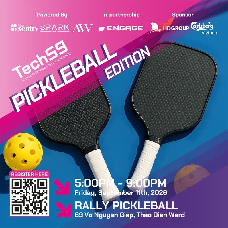 Cover Image for Tech59 September | Out of office: Pickleball Edition x Engage