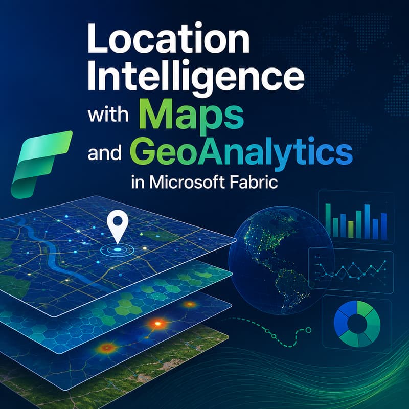 Cover Image for Location Intelligence with Maps and GeoAnalytics in Microsoft Fabric