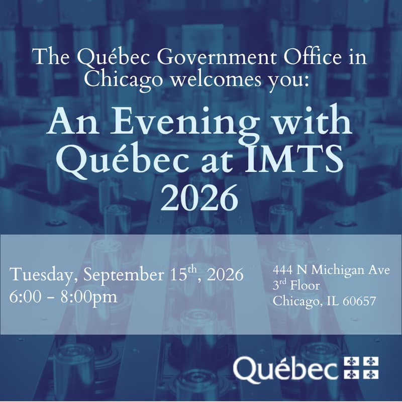 Cover Image for An Evening with Québec at IMTS 2026