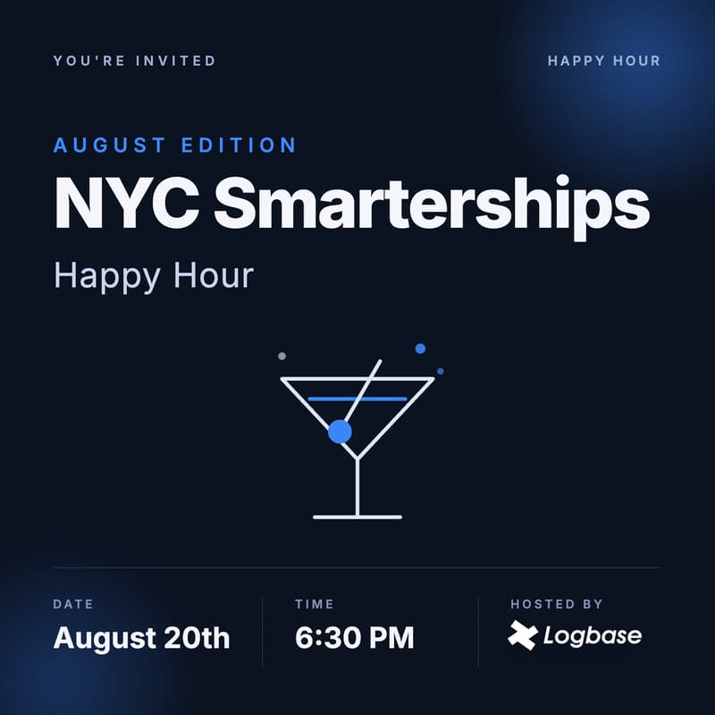 Cover Image for NYC Smarterships August Happy Hour