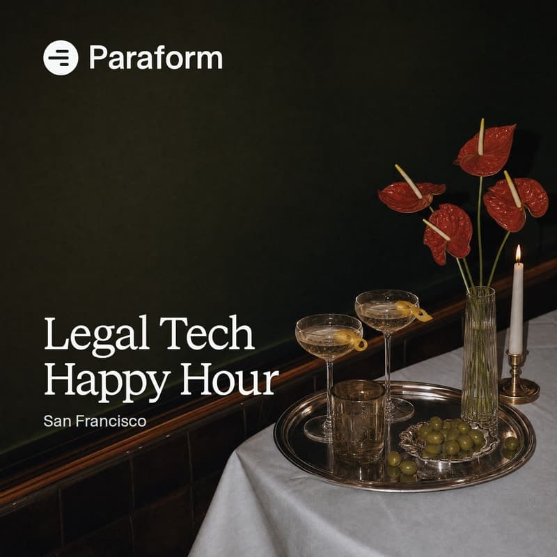 Cover Image for Legal Tech Happy Hour with Paraform