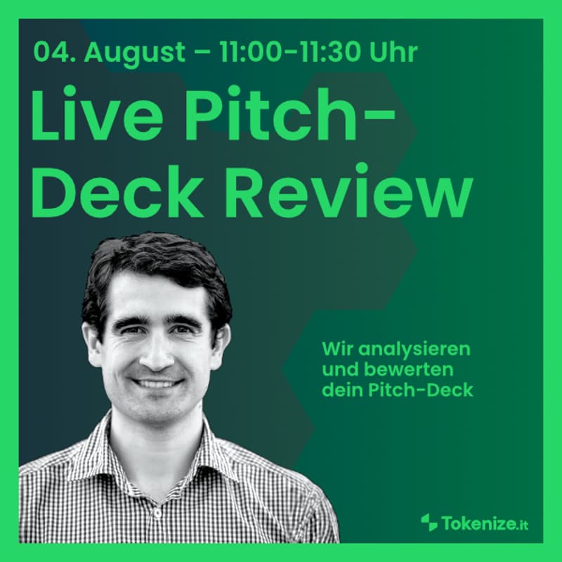 Cover Image for Live Pitch-Deck Review: Wir analysieren eure Decks