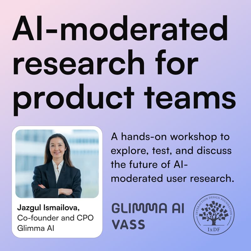Cover Image for AI-moderated research for product teams