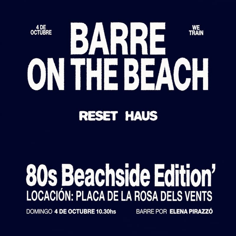 Cover Image for Barre on the beach - 80s Beachside Edition