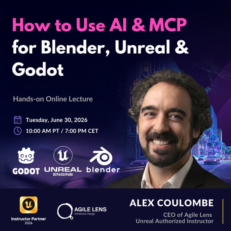 Cover Image for How to Use AI & MCP for Blender, Unreal & Godot